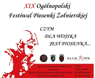 Żołnierska piosenka znów zabrzmi w Lublińcu podczas jubileuszowego festiwalu